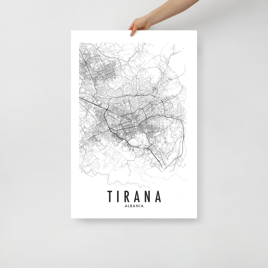 Albanian City Poster