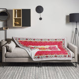 Albanian Motif Throw Blanket