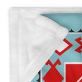 Albanian Motif Throw Blanket